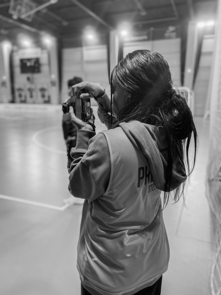 marie jo photographe sur le terrain
